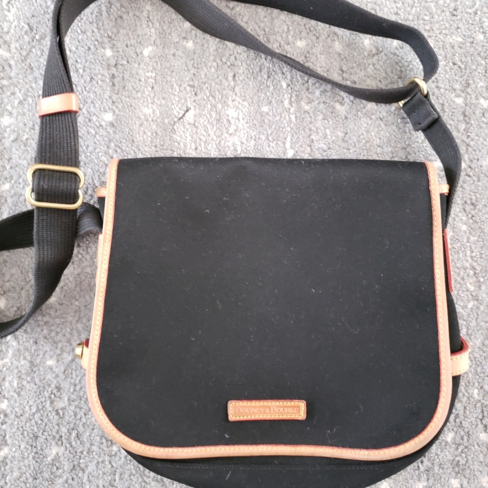 Vintage Dooney & Burke canvas messenger bag